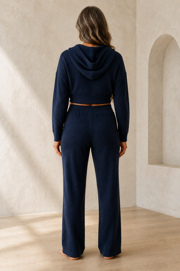 Corduroy Two Piece Lounge Set back view