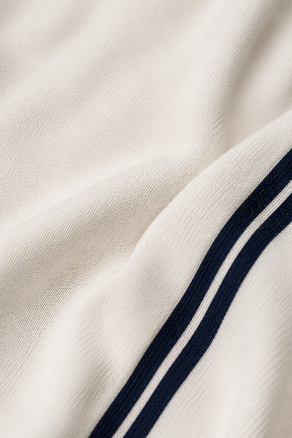 Cotton Blend Relaxed Two Piece Set fabric close-up
