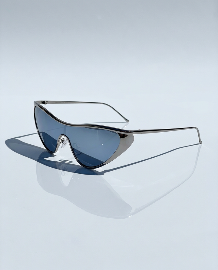 Curved Single Lens Shield Sunglasses