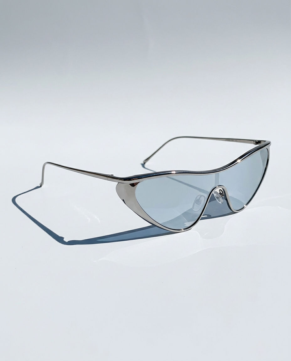 Curved Single Lens Shield Sunglasses