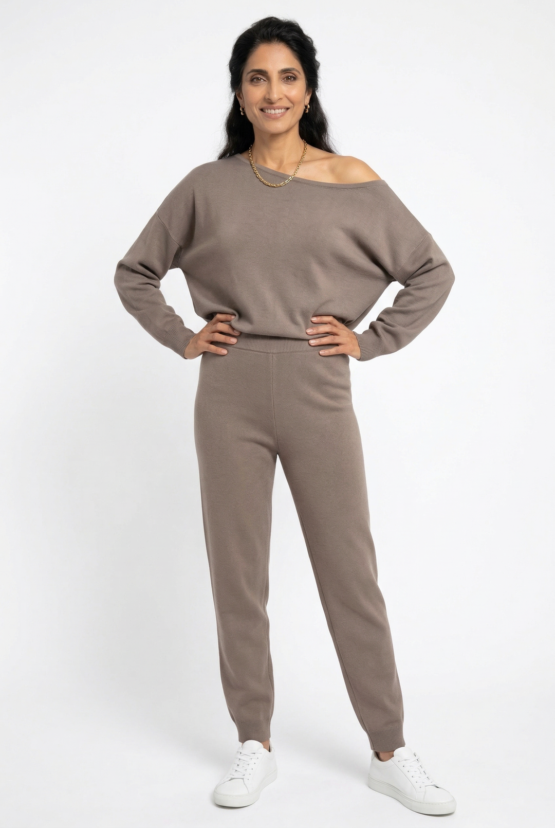 Irenee | Off Shoulder Knit Two Piece Set