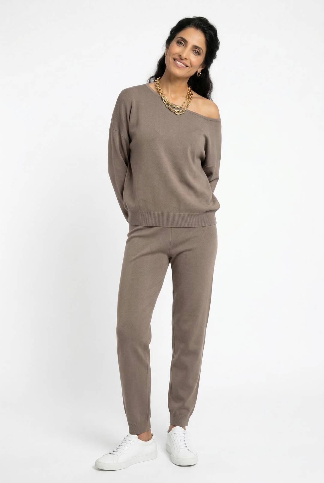 Irenee | Off Shoulder Knit Two Piece Set