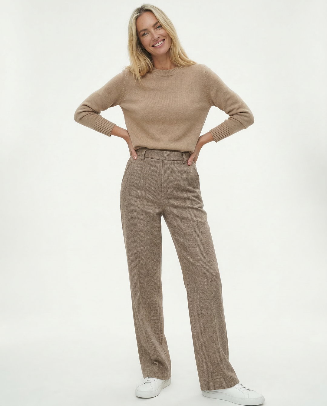 Colombine | 45% Wool Straight Leg Pants