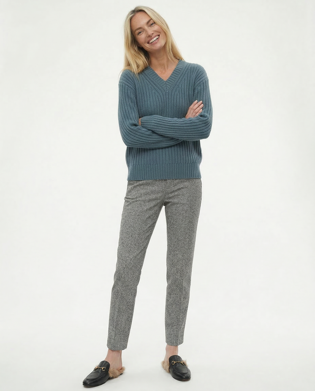 Colombine | 45% Wool Straight Leg Pants
