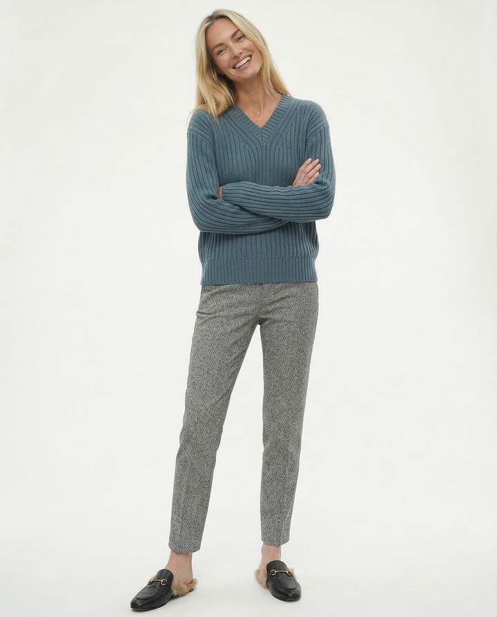 Colombine | 45% Wool Straight Leg Pants
