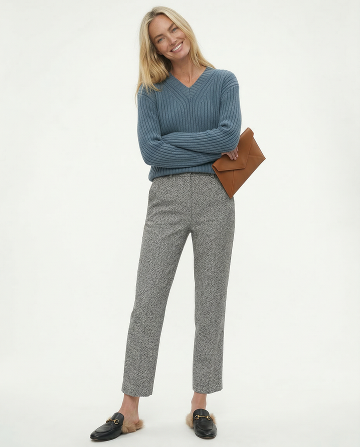 Colombine | 45% Wool Straight Leg Pants