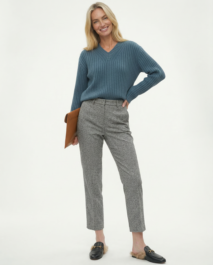 Colombine | 45% Wool Straight Leg Pants