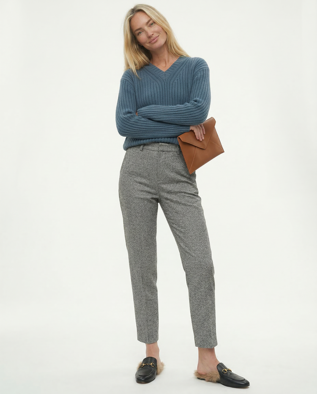Colombine | 45% Wool Straight Leg Pants