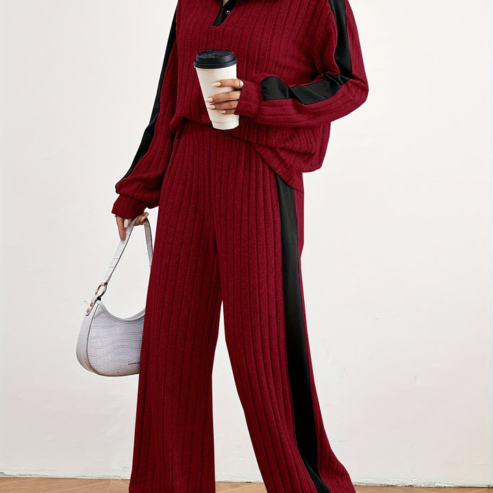 Hermance | Contrast Bound Two Piece Set