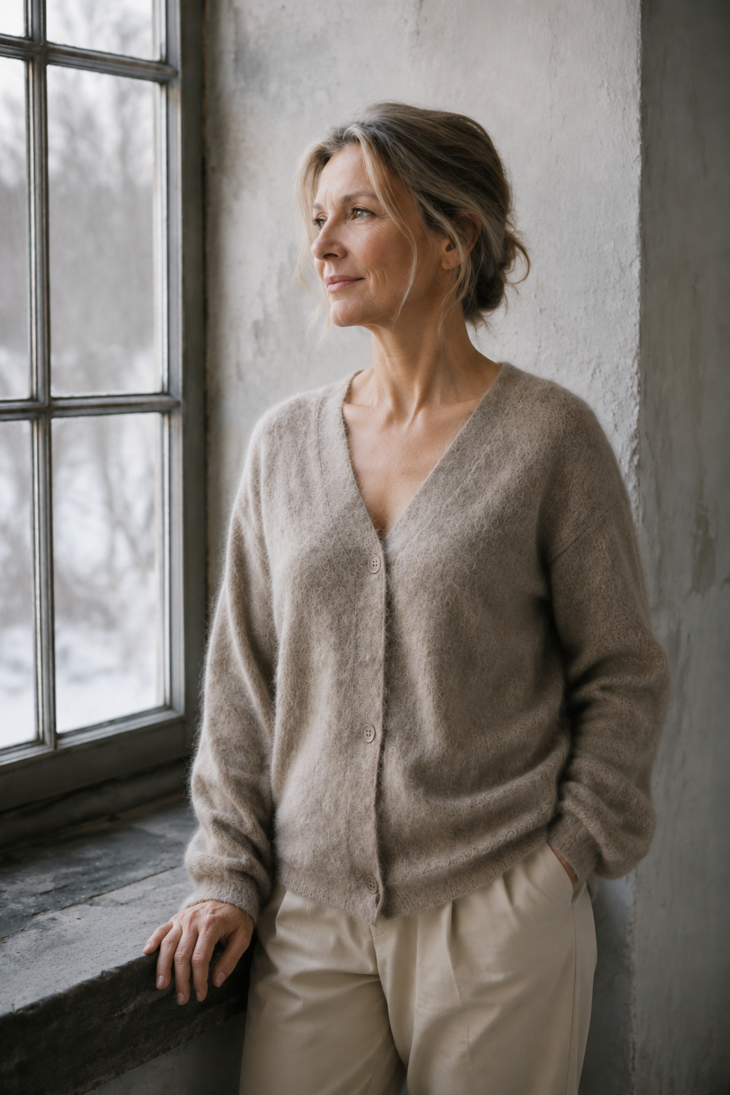 Daisy™ - Cashmere Sweater - Beige