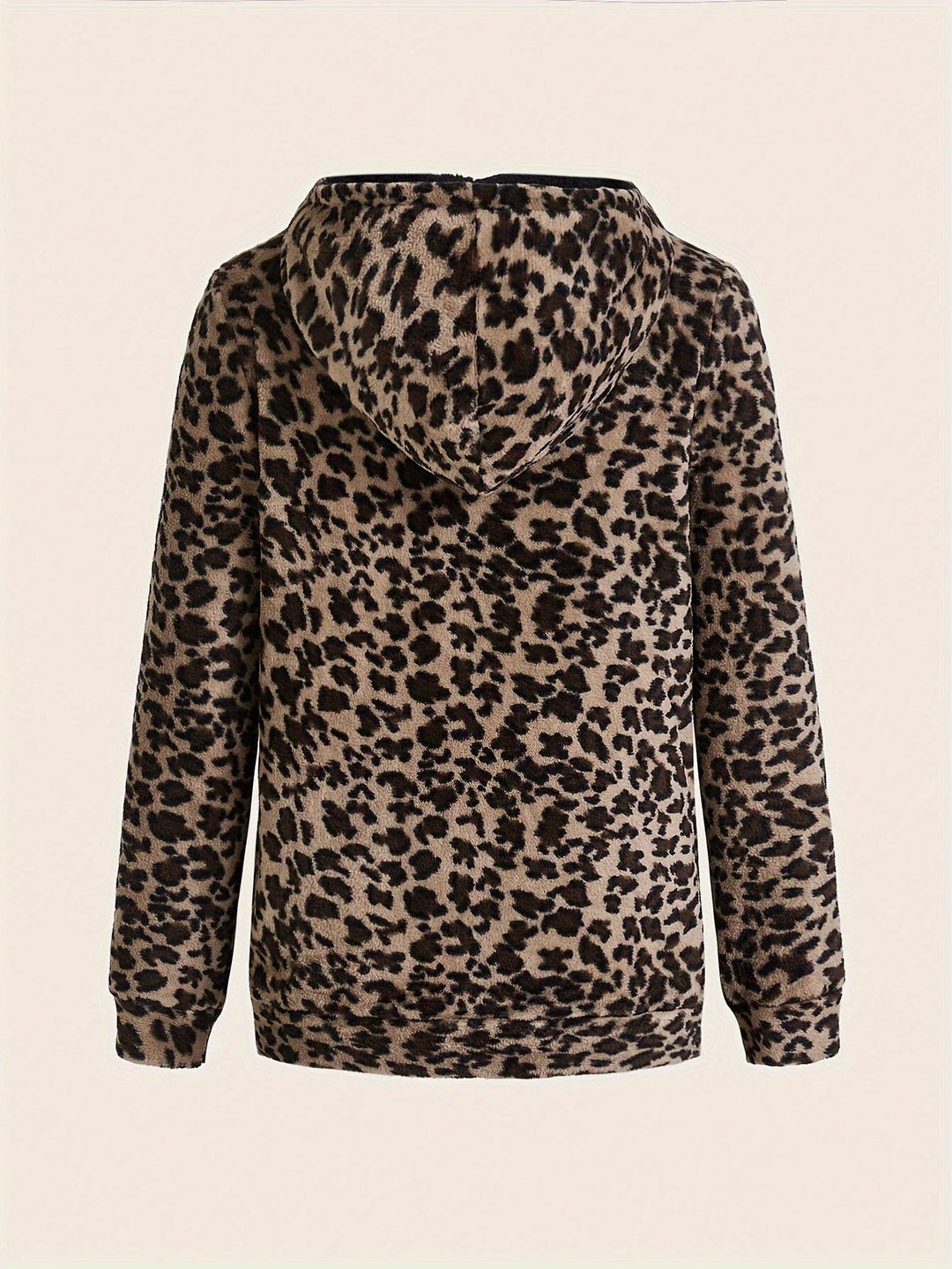 Micheline | Leopard Print Zip Hoodie