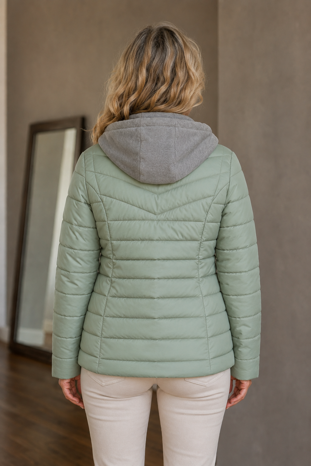Delphine | Waterproof Fleece Lined Jacket - Light Green