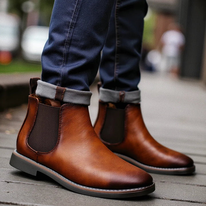 Quentin | 100% Leather Chelsea Boot