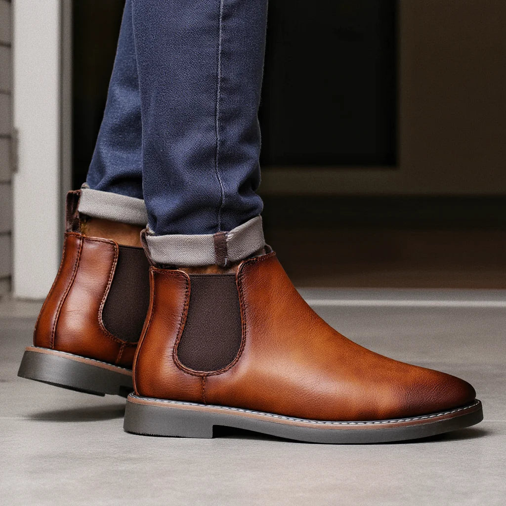 Quentin | 100% Leather Chelsea Boot