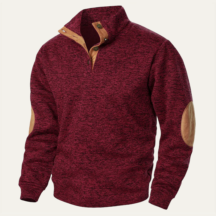 Chrysostome | Suede Elbow Patch Knit