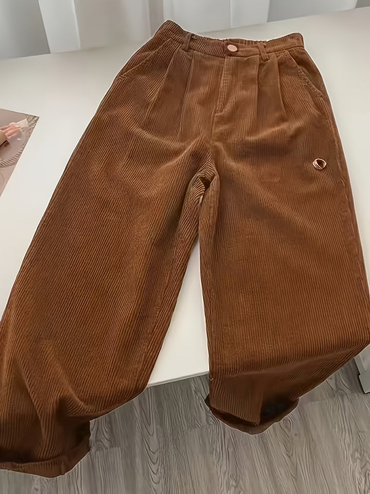 Scholastique | Woven Drape Wide Leg Pants