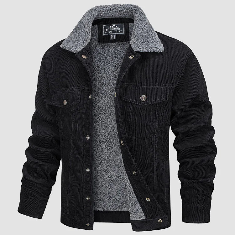 Oscar | Sherpa Lined Corduroy Jacket