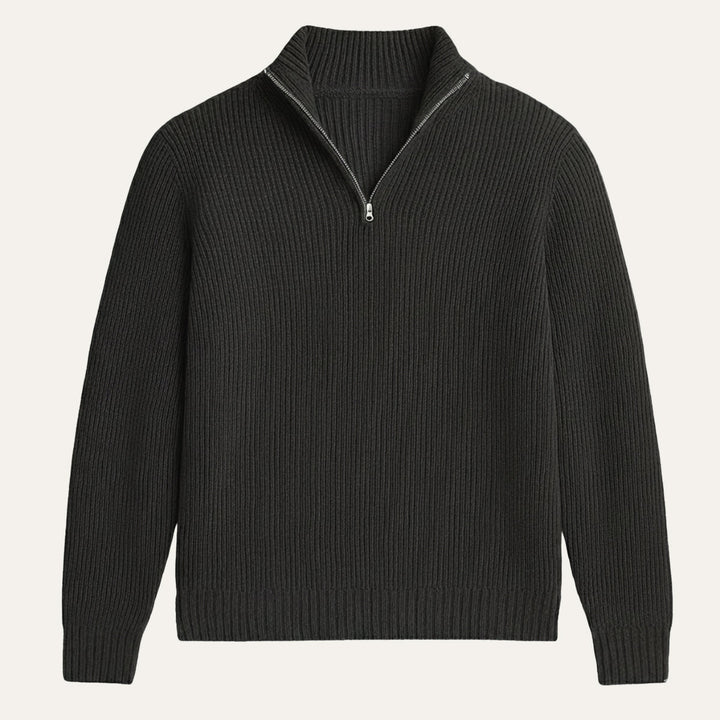 Francois | 100% Cashmere Half Zip Knit
