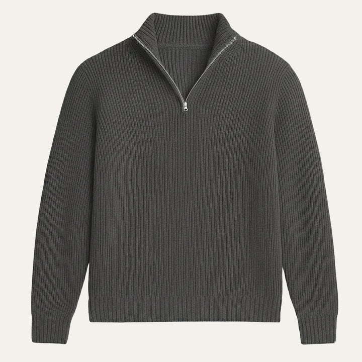 Francois | 100% Cashmere Half Zip Knit