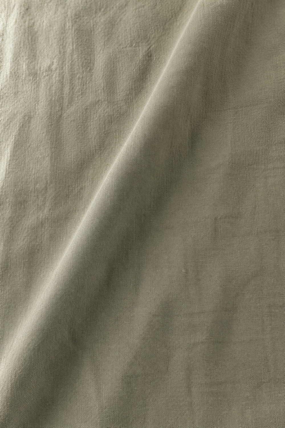 Linen Blend Shirt And Trouser Set fabric close-up