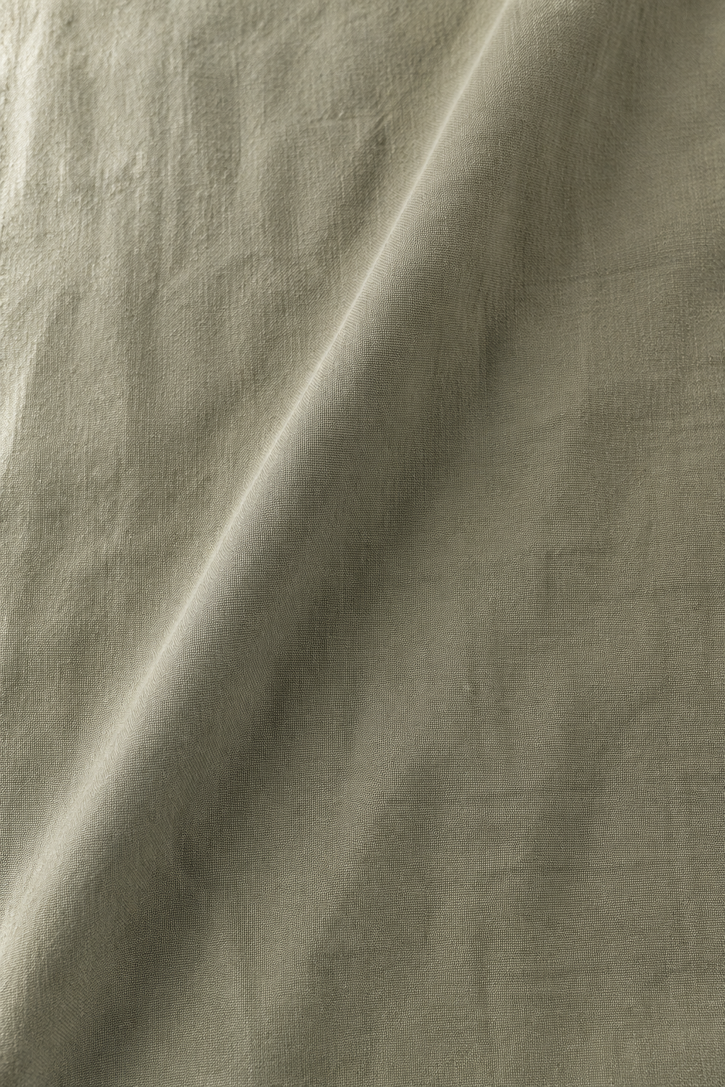 Linen Blend Shirt And Trouser Set fabric close-up