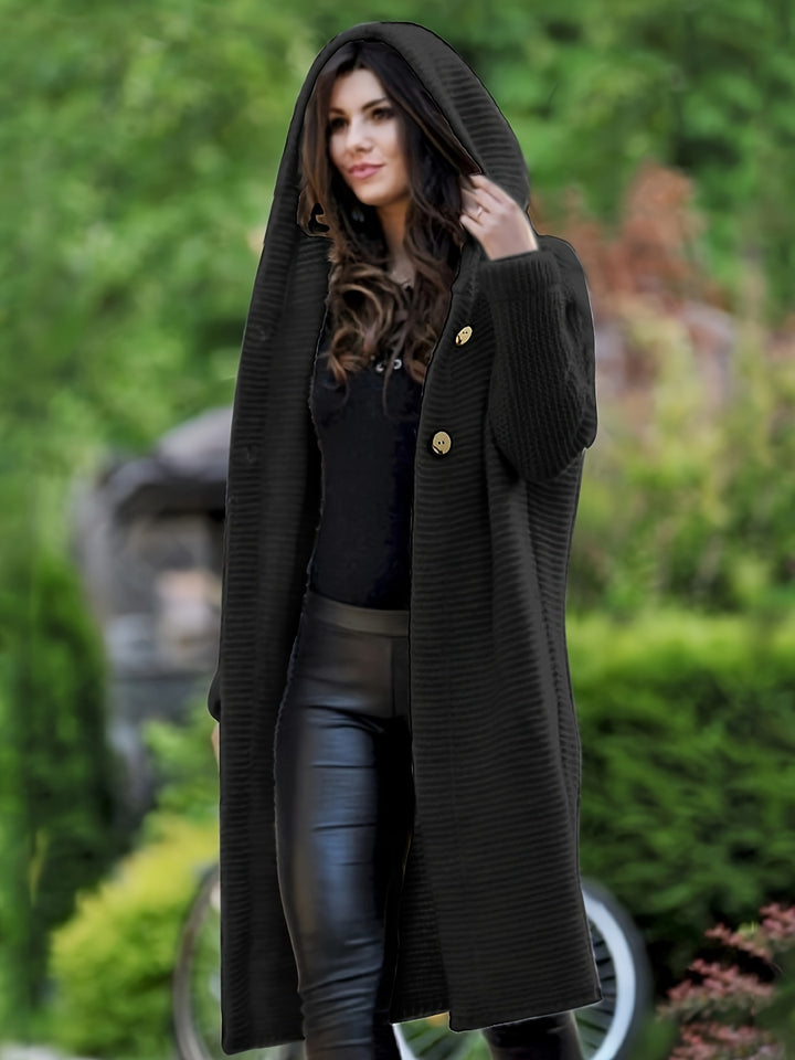 Pauline | Hooded Longline Cardigan