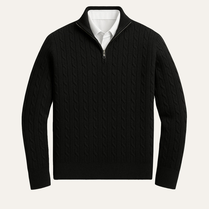 Bonaventure | Cable Knit Half Zip