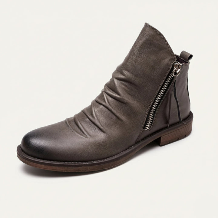 Bertrand | 100% Leather Side Zip Boot