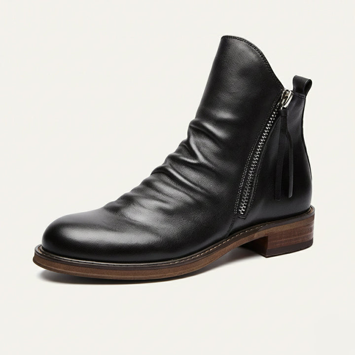 Bertrand | 100% Leather Side Zip Boot