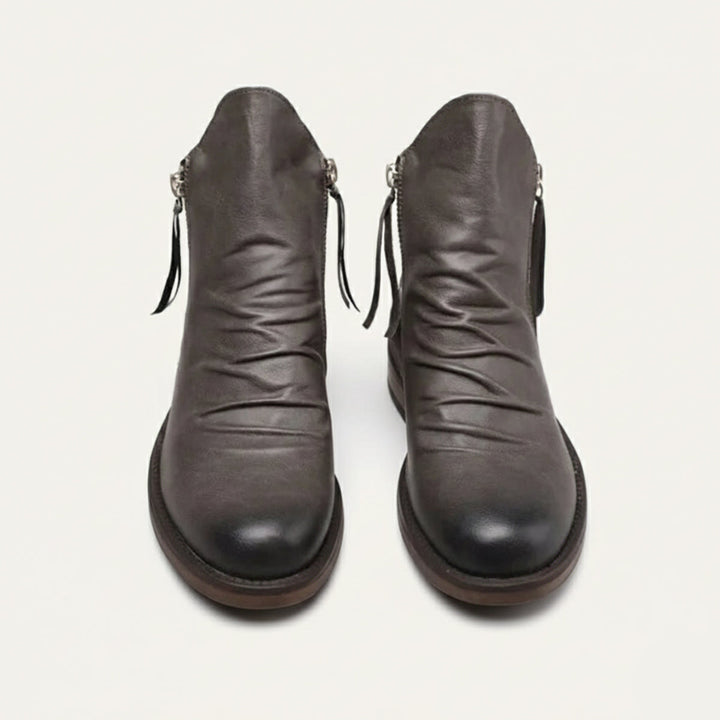 Bertrand | 100% Leather Side Zip Boot