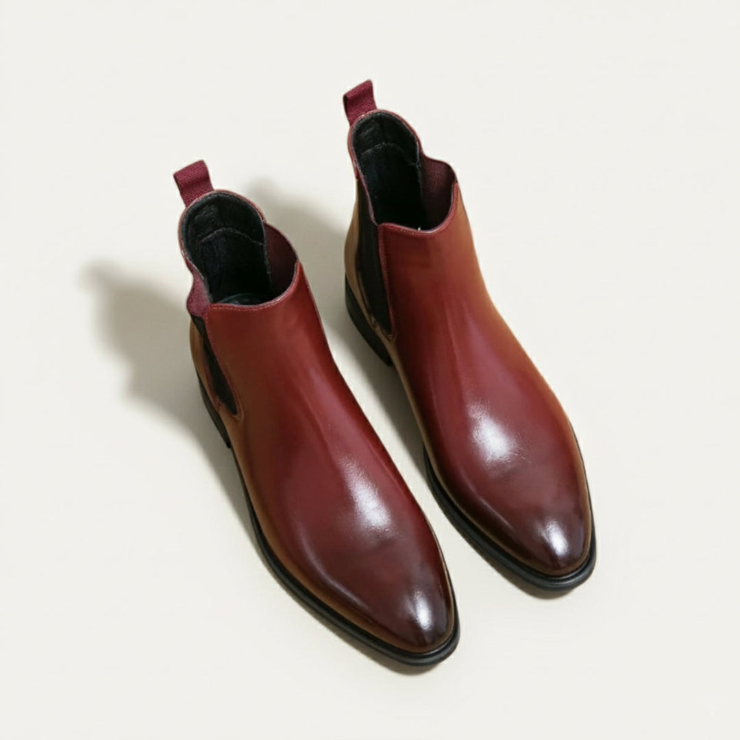Eugene | Leather Chelsea Ankle Boot