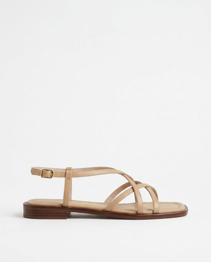 Augustina | Italian Leather Band Sandals