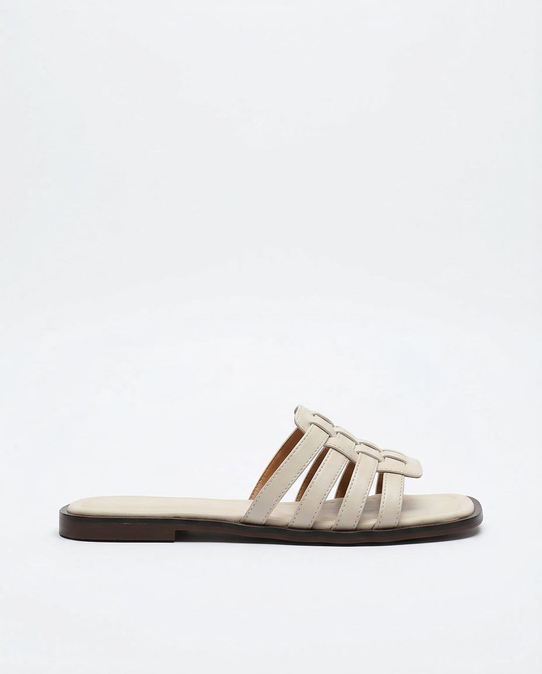 Andreanne | Hand Woven Square Toe Slides