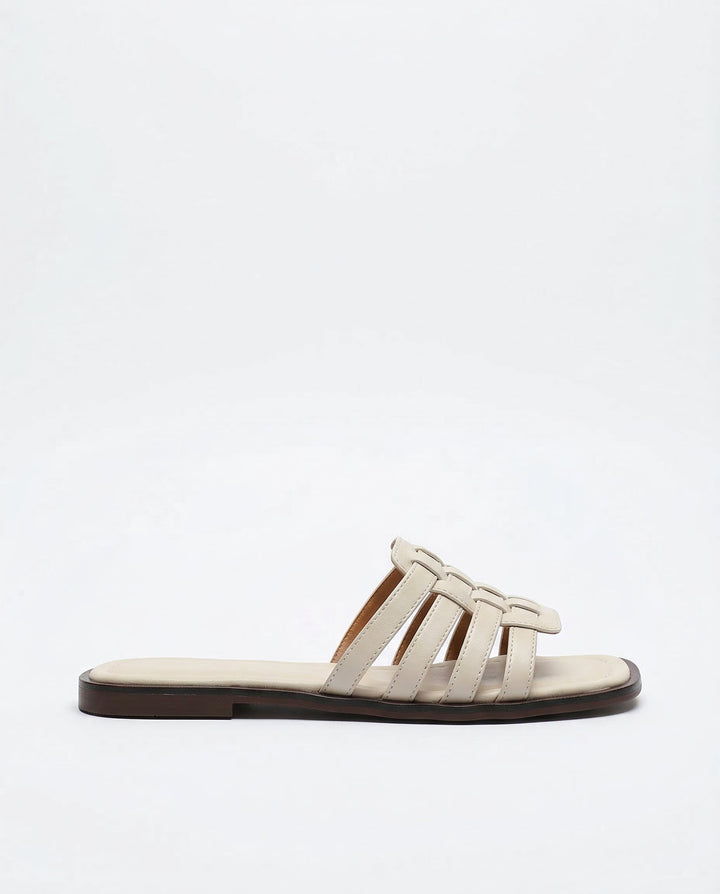 Andreanne | Hand Woven Square Toe Slides