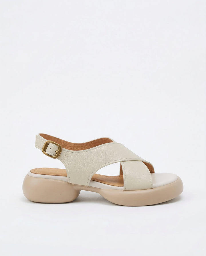 Bathilde | Crossover Band Padded Slides