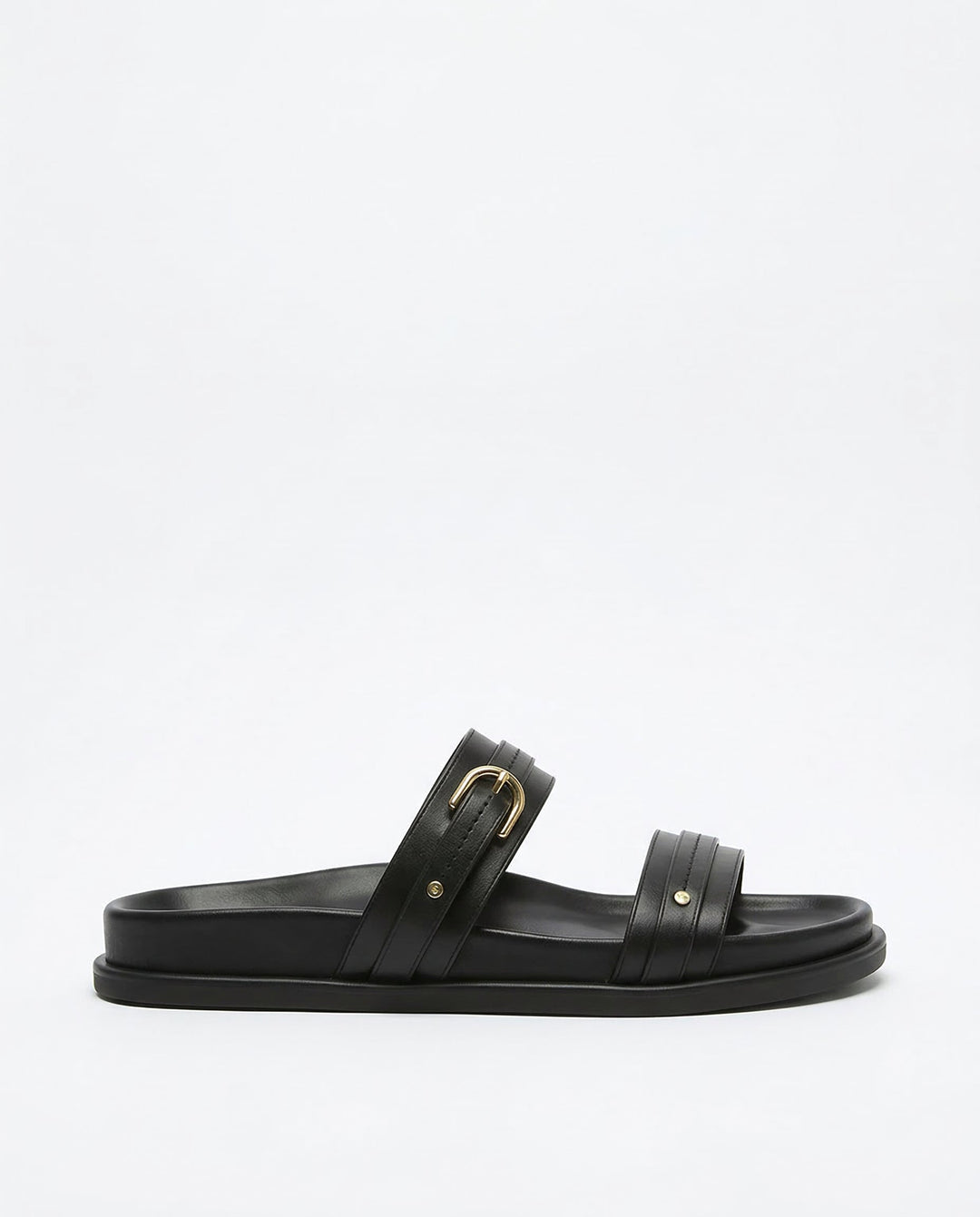 Fleurange | Dual Strap Flat Sandals