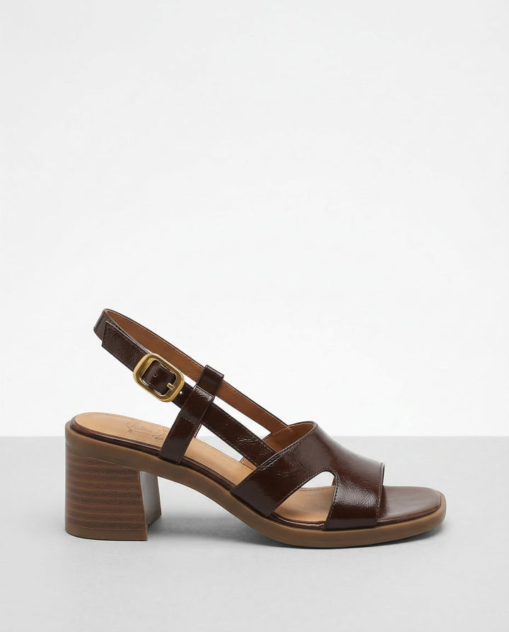 Vilma | 100% Leather Slingback Heels