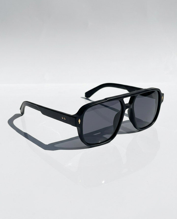 Squared Acetate Oversized Sunglasses