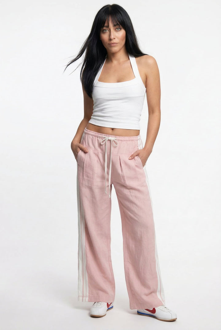 Josephte | Brushed Cotton Tapered Joggers