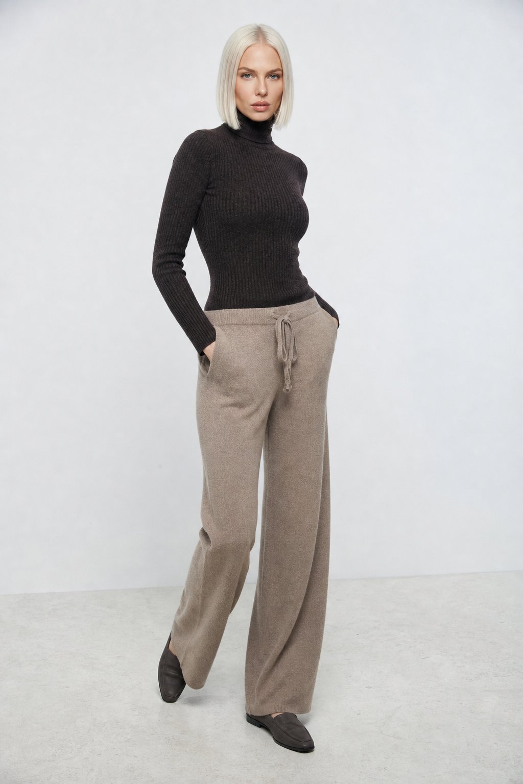 Guillemette | Cashmere Blend Knit Pants
