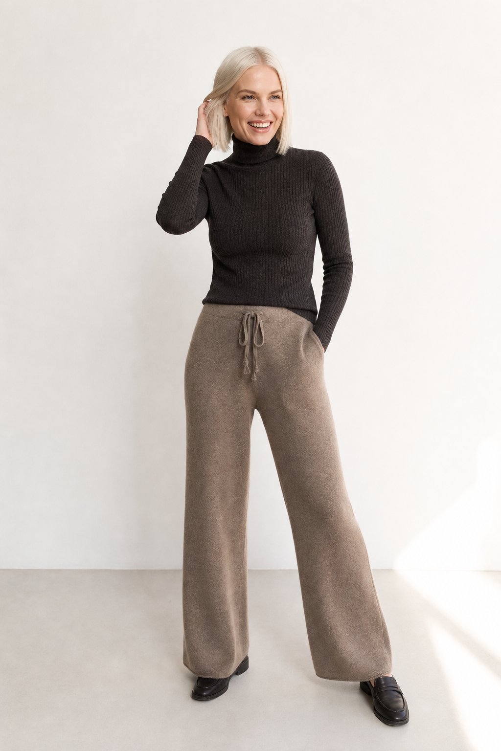 Guillemette | Cashmere Blend Knit Pants