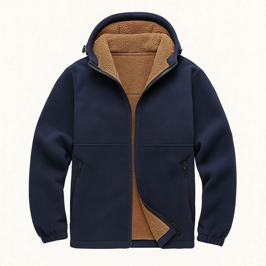 Damase | Lamb Wool Lined Hooded Jacket