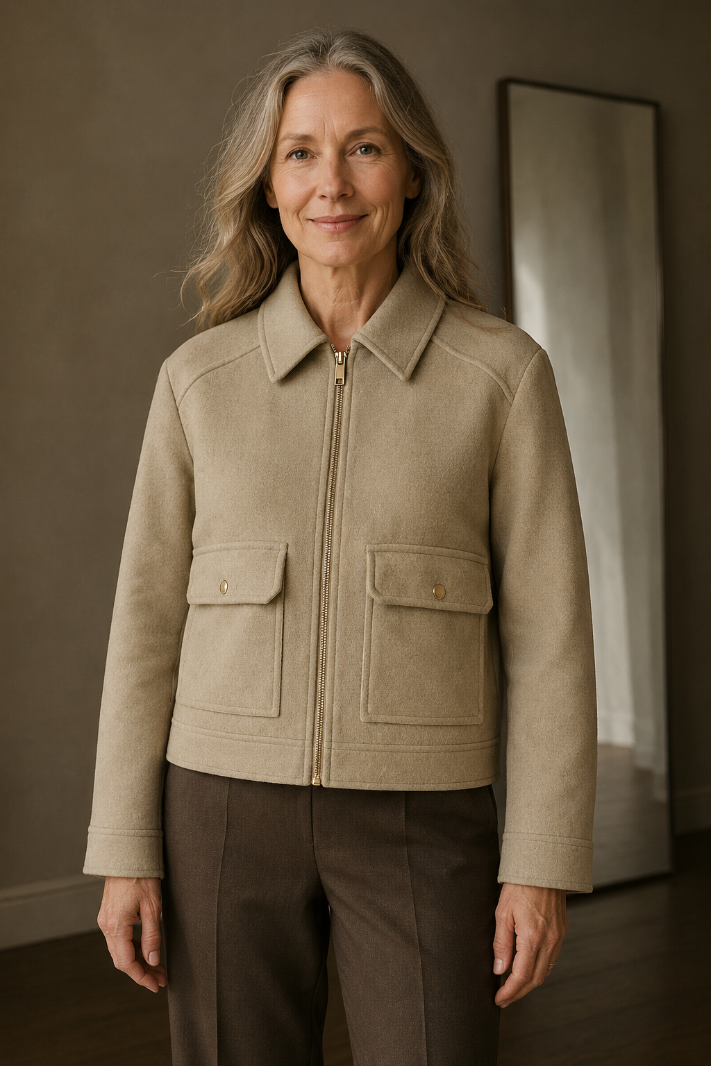 Hässleholm wool jacket closed