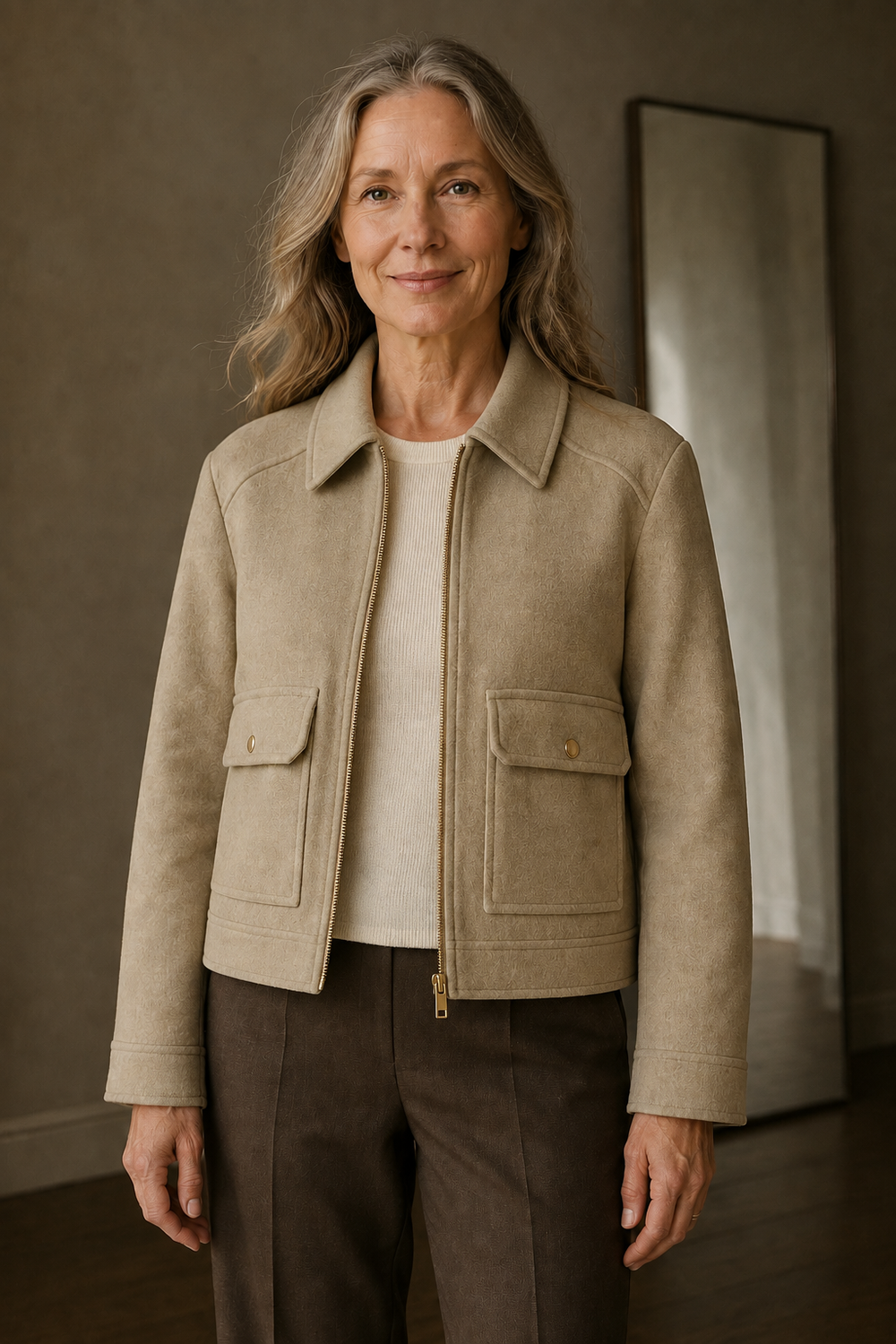 Hässleholm wool jacket open