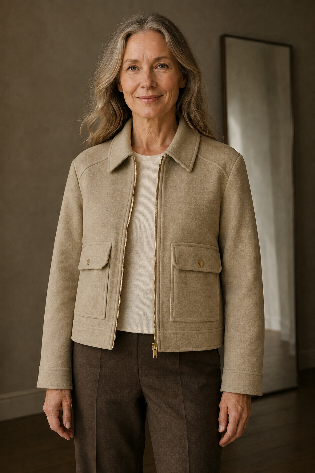 Hässleholm wool jacket open