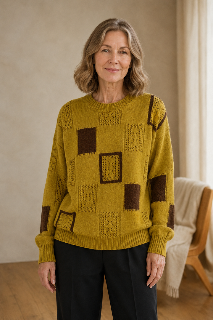 Heidi | Elegant Sweater - Yellow