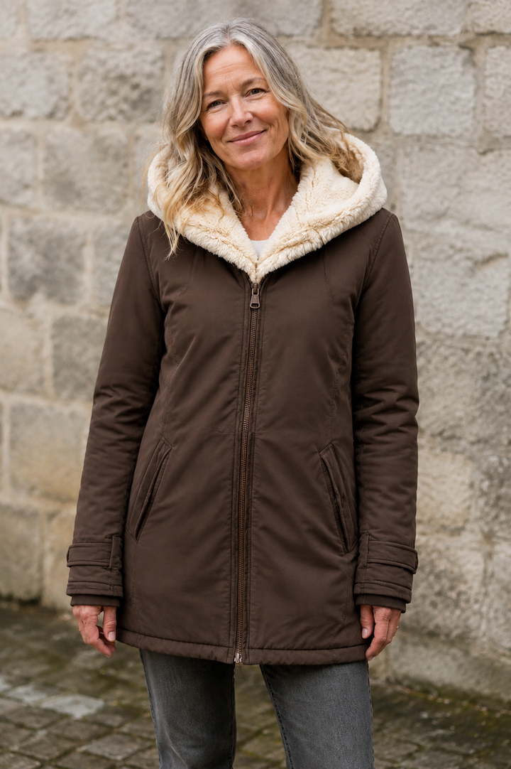 Hermine | Thin Insulated Zip Jacket - Blue