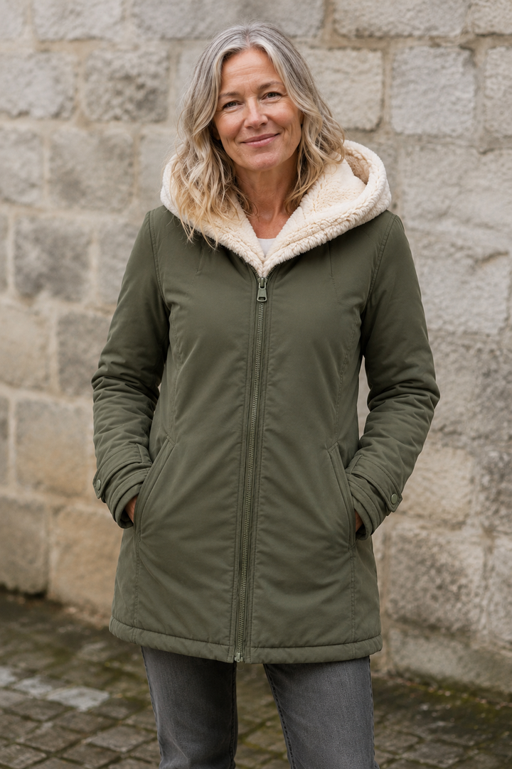 Hermine | Thin Insulated Zip Jacket - Grey