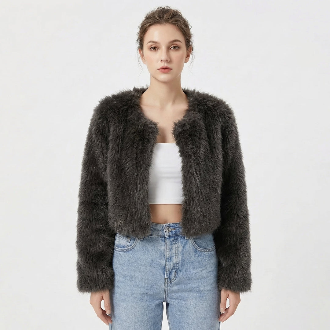 Idola | Dense Pile Faux Fur Jacket