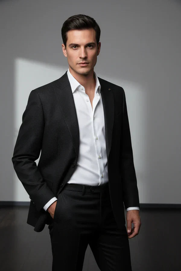 Laurent | Slim Notch Lapel Blazer